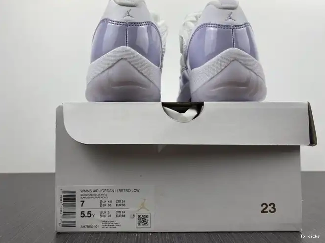 Rep TBK Pure Air 11 Jordan WMNS AH7860-101 Violet Low 0611